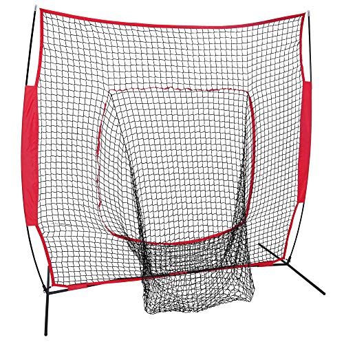 ZENY 7'×7' Baseball Softball Practice Net Hitting Batting Catching