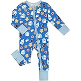 Weiwei Pajamas for Baby Boys & Girls Footies, Viscose from Bamboo Baby Romper, Baby Sleepers, 2-Way Zippy PJs, YKK