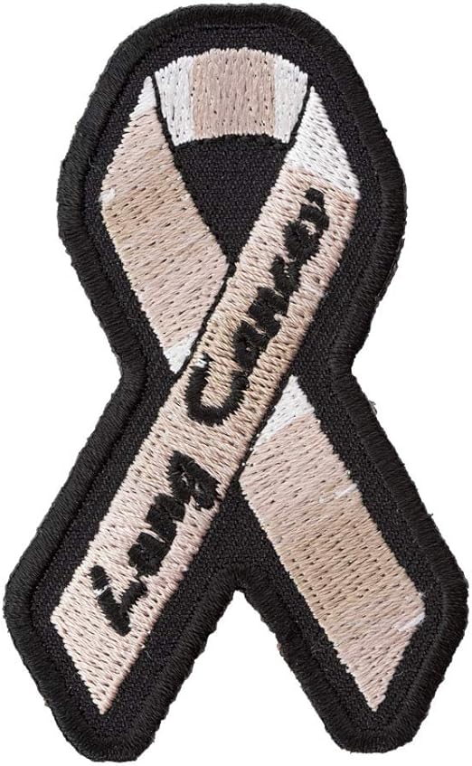 Amazon.com: Lung Cancer Pearl Ribbon Patch, Awareness Patches: Clothing