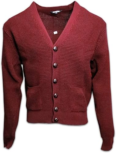 skinhead waffle cardigan