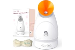YourMate Facial Steamer Plus Nano Ionic Face Steamer Warm and Cool Mist Humidifier for Spa Sinuses Moisturizing, Homeuse or Salon