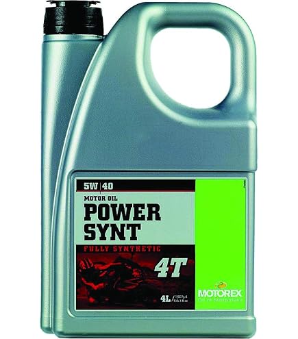 Amazon.com: Motorex PWR SYN 4T 5W40 100% SYN 4LTR Engine Oil