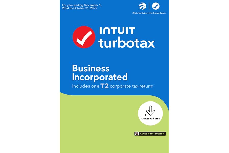 TurboTax Business Incorporated 2024 - English - Windows - Digital Download [PC Online code]