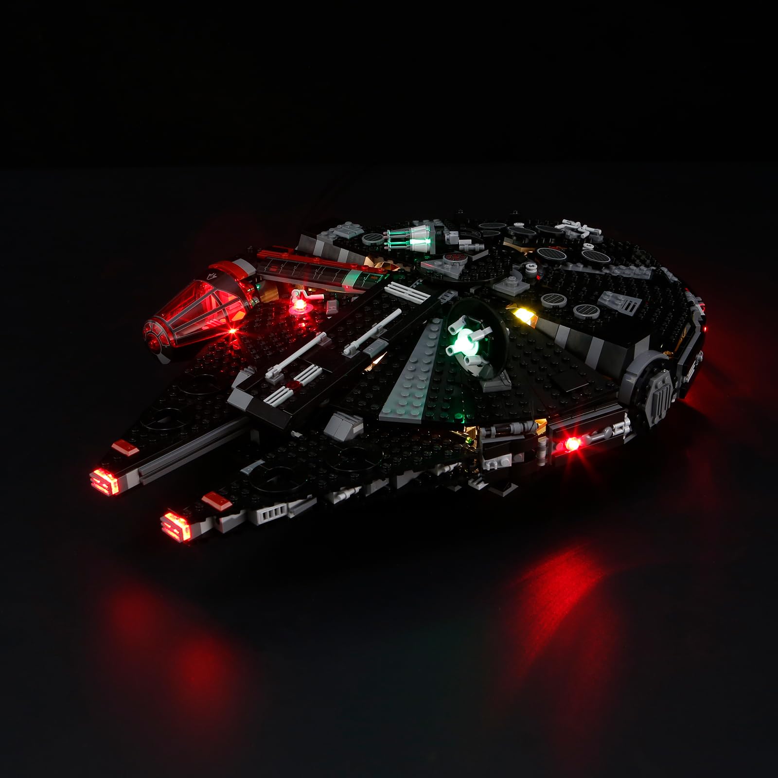 YEABRICKS LED Light for 75389 Star Wars The Dark Falcon Building Blocks Model (Building Set NOT Included)