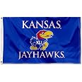 College Flags And Banners Co. Tovaglia Quadrata 122x122 Cm Con Logo Kansas Jayhawks - Poliestere - Licenza Ufficiale