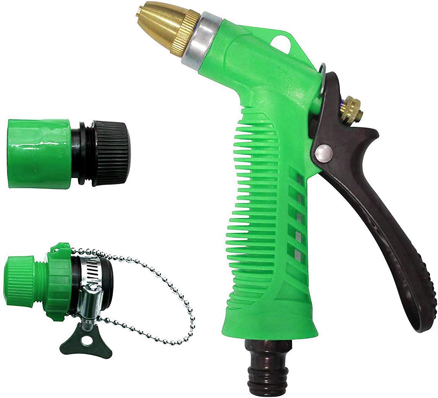 Eshami Plastic Green Spray Gun for Washing Gardening Water (Green