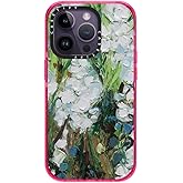 CASETiFY Impact iPhone 14 Pro Case [4X Military Grade Drop Tested / 8.2ft Drop Protection] - Wild Squill Flowers - Bubblegum