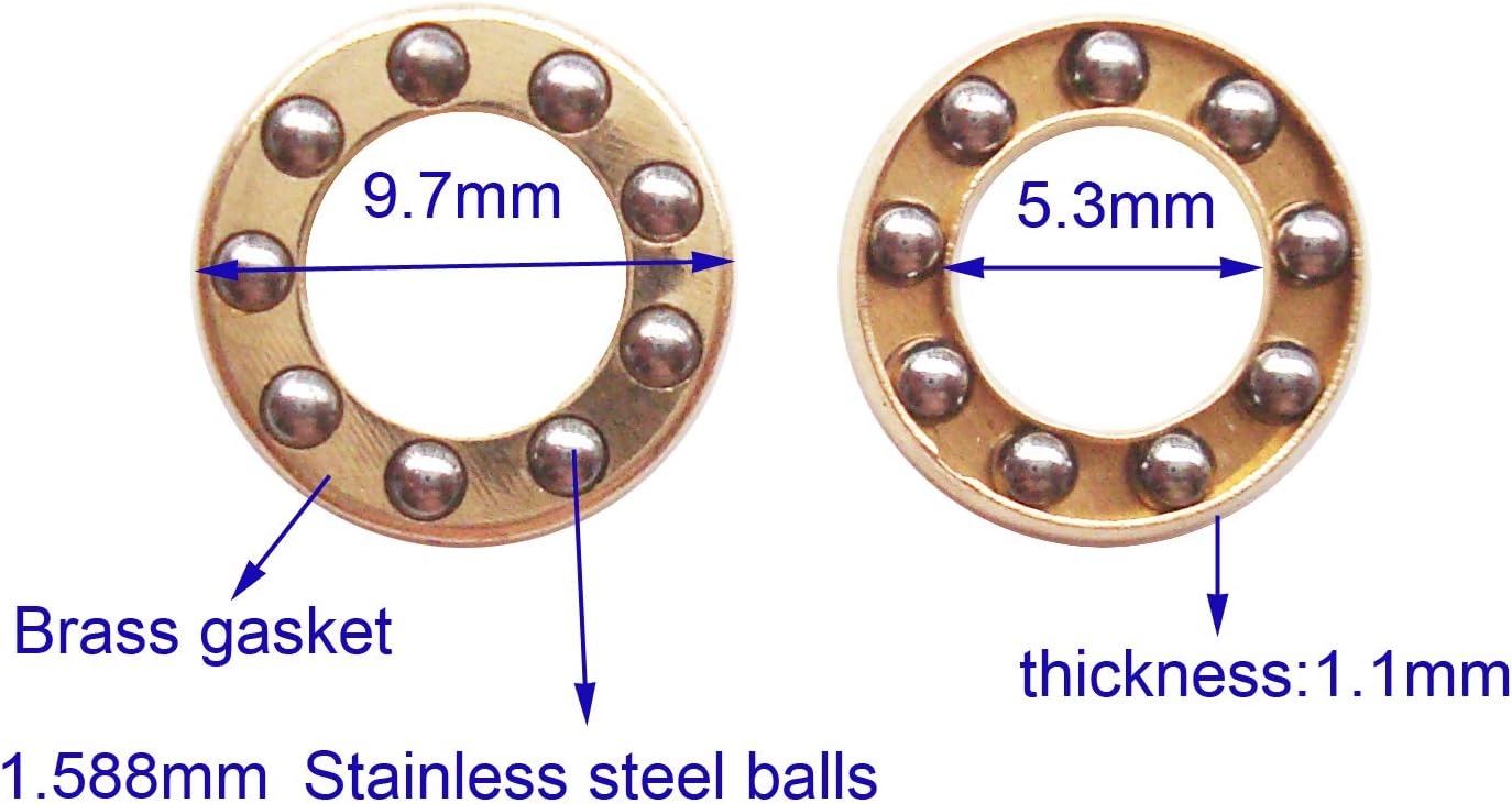 Folding Pocket Knives Bearing Washer,Brass Gasket Stainless Steel Ball