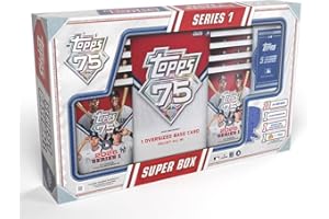 2026 Topps Baseball Series 1 Super Box Trading Card Box (Exclusive 5 Card Silver Foilboard Pack)