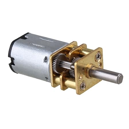 BQLZR 33x12mm Silber Metall GA12-N20 2000 RPM Drehzahlreduktion Mini DC12v Getriebe Elektromotor Getriebe mit Getriebe