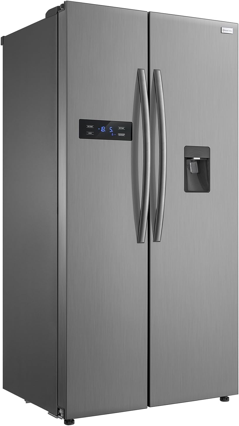 Russell Hobbs American Style Fridge freezer, 90cm wide, Side by Side