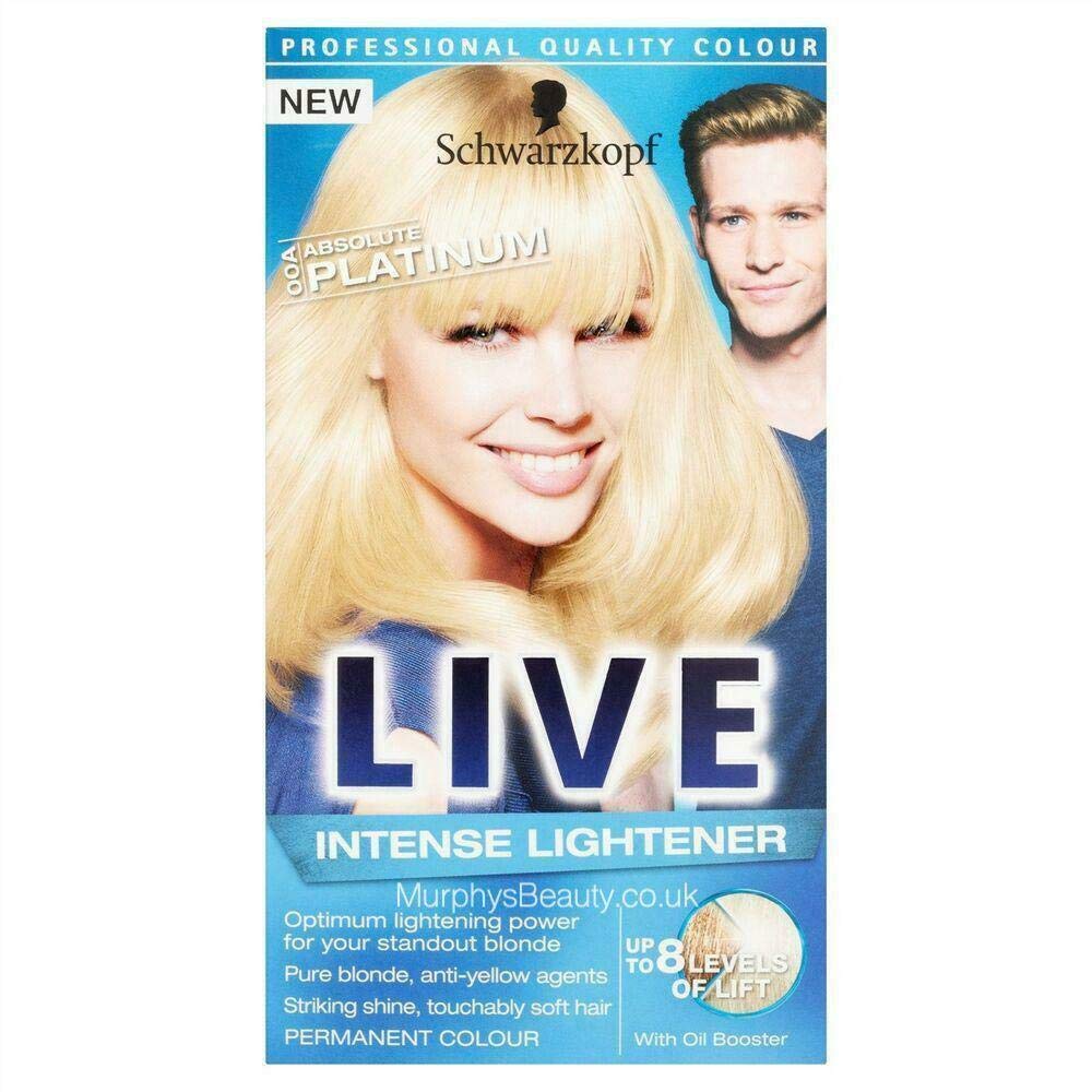 Schwarzkopf Live XXL Colour Intense Permanent Coloration 00A Absolute Platinum