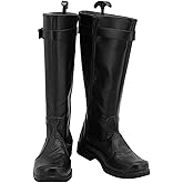 Gynicor Adult's Knee High Cosplay Shoes Pirate Boot Halloween Costume Shoes