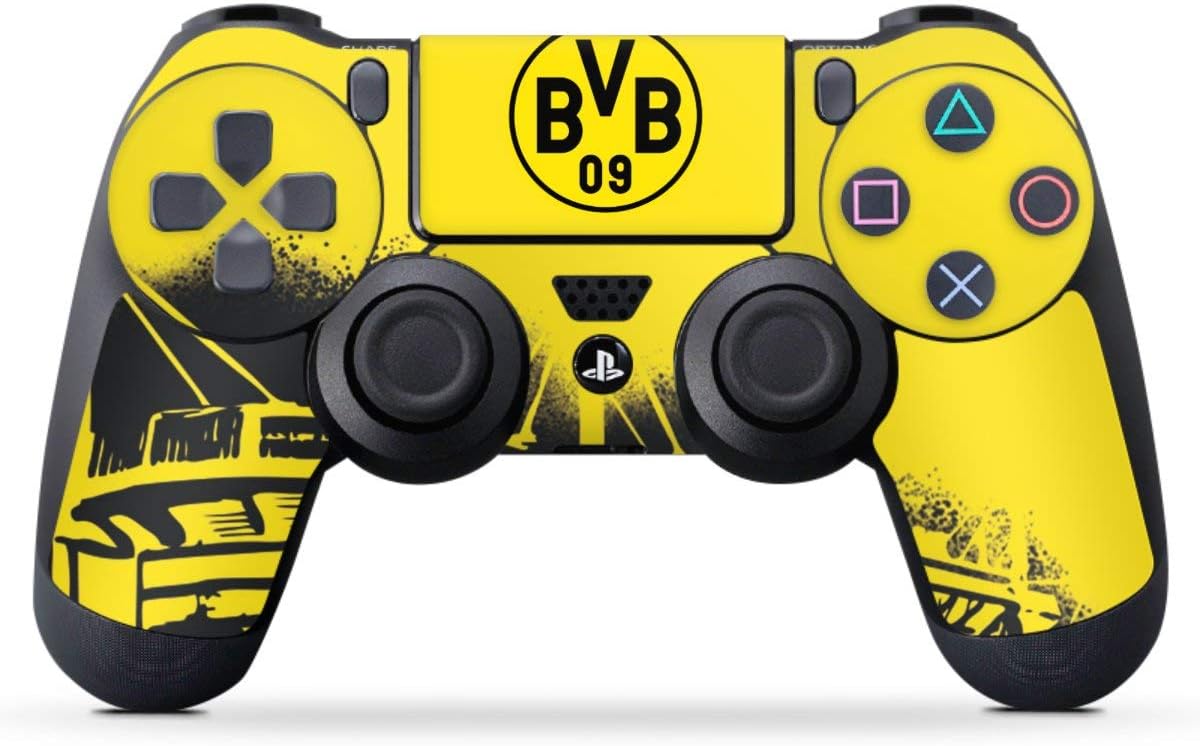 DeinDesign Vinyl Skin Sticker for Sony Playstation 4 Controller PS4 Borussia Dortmund Stadium Logo