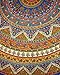 Indian Mandala Print Round Cotton Tablecloth 76