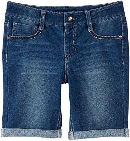 Vanilla Star Big Girls Book of Love Bermuda Shorts 14 Denim blue