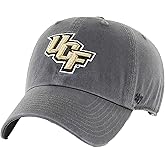 47 Central Florida Knights (UCF) Hat Mens Womens Clean Up Adjustable Cap, Charcoal Gray, One Size