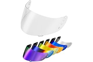PSLER Icon Ic04 Visor - Icon Ic-04 Airframe Pro/Airmada/Airform Visor Motorcycle Face Shield UV Protection Helmet Tinted Visor Replacement for Ic04,Transparent