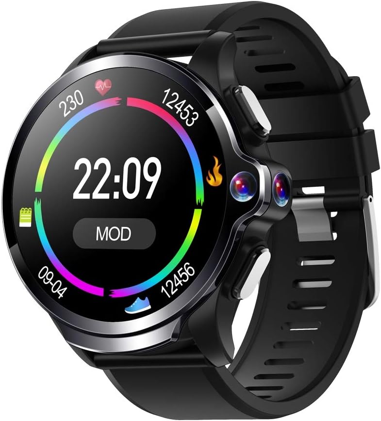 Smartwatch KC10 Red 4G WiFi GPS Android 7.1 Doble cámara 13MP 1GB ...