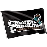 Desert Cactus Coastal Carolina University CCU Flag - 3 x 5 Feet Chanticleers Banner, Indoor/Outdoor Durable Fabric, 100% Polyester Design (Style 5)