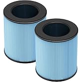 MK03 Air Filter Replacement Compatible with MK03 and POMORON MJ003H Air Purifiers, 4-in-1 High-Efficiency H13 HEPA MK03 MJ003H Air Cleaner Filter, Part Number DH-JH03, MJ003H-RF, 2 Pack