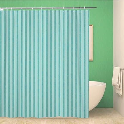 Amazon Com Awowee Bathroom Shower Curtain Abstract Blue Pattern