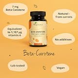Vegavero Beta Carotene 180 Capsules Natural Carrot Extract Vegan 7 mg view 2