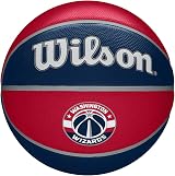 Wilson NBA Team Tribute Basketball Washington Wizards Size 7 Outdoor Rubber view 3