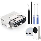 HDMI Port Replacement for Xbox Series S Socket Jack Interface Connector for Xbox Series S Console Accessories Parts with Repair Kit(1Pack)