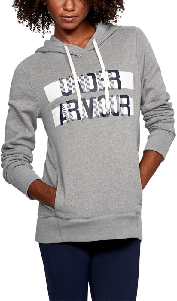 under armour women's favorite fleece wordmark hoodie