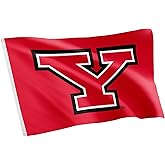 Desert Cactus Youngstown State University YSU Flag - 3 x 5 Feet Penguins Banner, Indoor/Outdoor Durable Fabric, 100% Polyester Design (Style 2a)