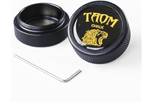 BANLY TAOM Round Shaped Pool Chalk Holder, Portable Pool Chalk Cubes, Magnetic Mini Chalk Holder Pool Billiards, Pool Cue Chalk Case Container Box for Billiard Cue Tip Tool Pool Table Snooker Accessories