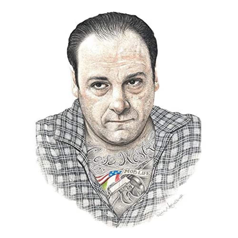 Wee Blue Coo Wayne Maguire Tattooed Tony Soprano Inked Ikon Canvas Print