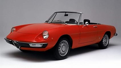 Amazon Com Lilarama Usa 1966 Alfa Romeo Spider V1 Canvas Art Print Wall Art Canvas Wrap Posters Prints