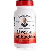 Christopher's Original Formulas Liver & Gallbladder Formula Capsules - Gallbladder Supplements with Digestive Enzymes & Natural Herbs