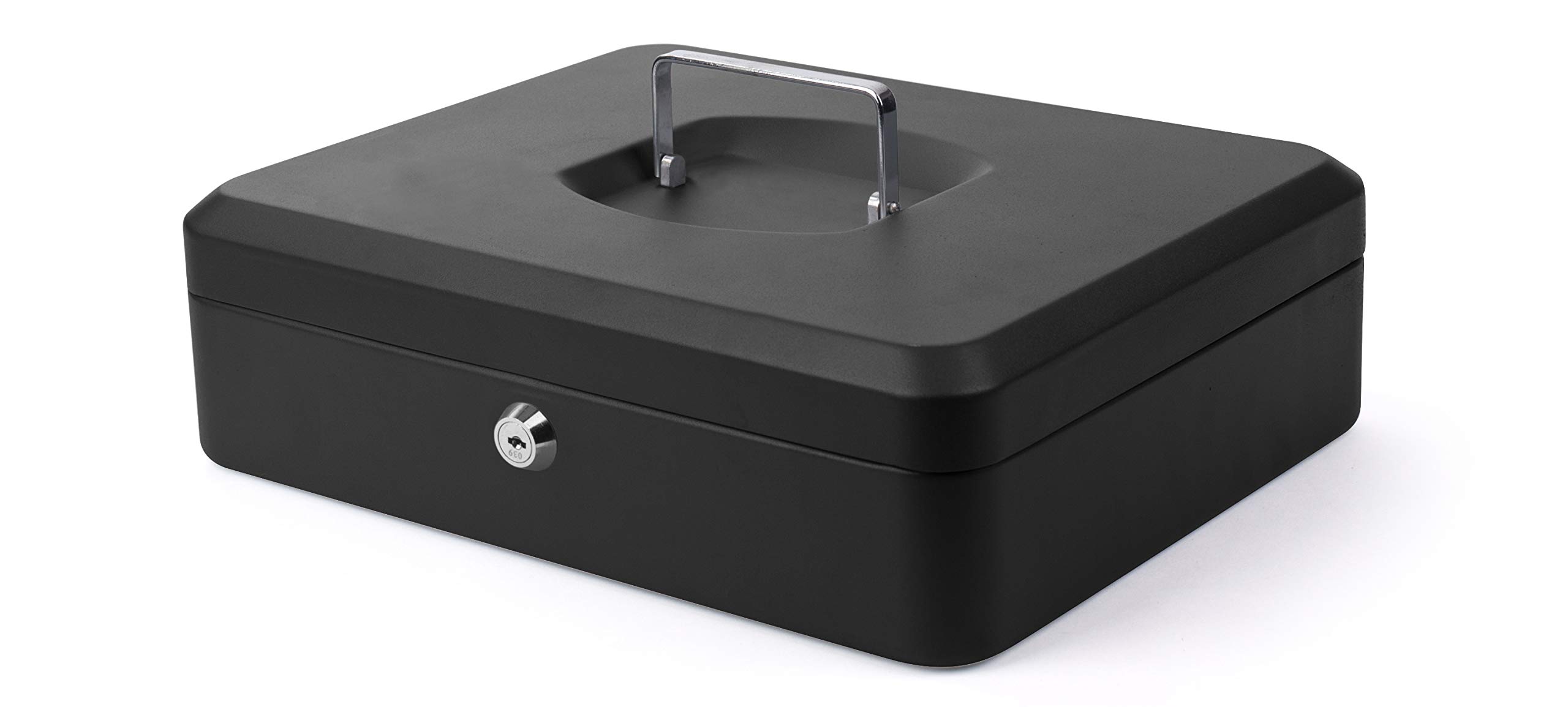 PAVO 8011858 12 inch Cash Box - Black
