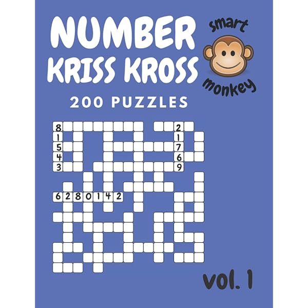 Number Kriss Kross Puzzle Book for Adults: Large Print, Relaxing, 100 Number Criss Cross Puzzles for Adults: Publishing, Smart Monkey: 9798374760675: Amazon.com: Books number-kriss-kross-puzzle-book-for-adults-large-print-relaxing-100-number-criss-cross-puzzles-for-adults-publishing-smart-monkey-9798374760675-amazon-com-books