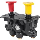 RALBDX 800257 MV-3 Dash Air Brake Control Valve For Trailers and Trucks | with 3/8 Push to Connect Port Compatible with Bendix 109935 , Freightner BW800257, Haldex 5002691 , Volvo 85106365