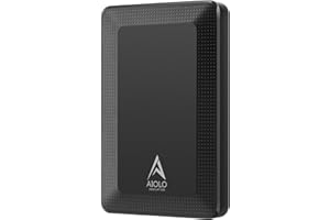 AIOLO INNOVATION 500GB Ultra Slim Portable External Hard Drive HDD-USB 3.0 for PC, Mac, Laptop, PS4, Xbox one,Xbox 360-Super Fast Transmission