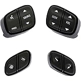 Steering Wheel Control Switch Button | for 2003-2009 Chevy Silverado Suburban Tahoe Avalanche GMC Sierra Yukon Cadillac Escal