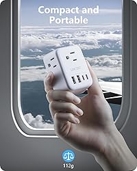 LENCENT 2 Pack European Travel Plug