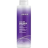 Joico Color Balance Purple Shampoo | For Cool Blonde or Gray Hair | Eliminate Brassy Yellow Tones | Boost Color Vibrancy & Shine | UV Protection | With Rosehip Oil & Green Tea Extract