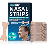 120Ct Nasal Strips for Snoring & Breathing Relief | Nose Tape for Nasal Congestion Relief | Effective Nose Strips to Open Airway, Improve Sleep & Anti Snoring (120 Packs)