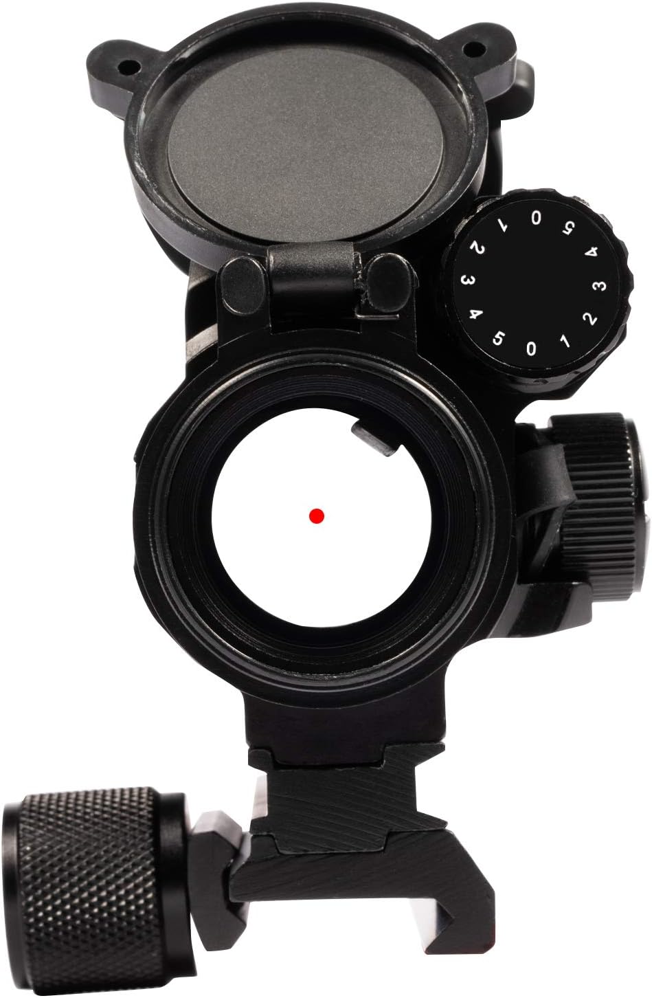 M4 1x30mm Red Green Dot Sight Side Mount Reflex Sight Micro Brightness Adjustable Red Green Dot Sight Rifle Scope, 4-5 MOA Dot Size with Len Covers : Sports & Outdoors