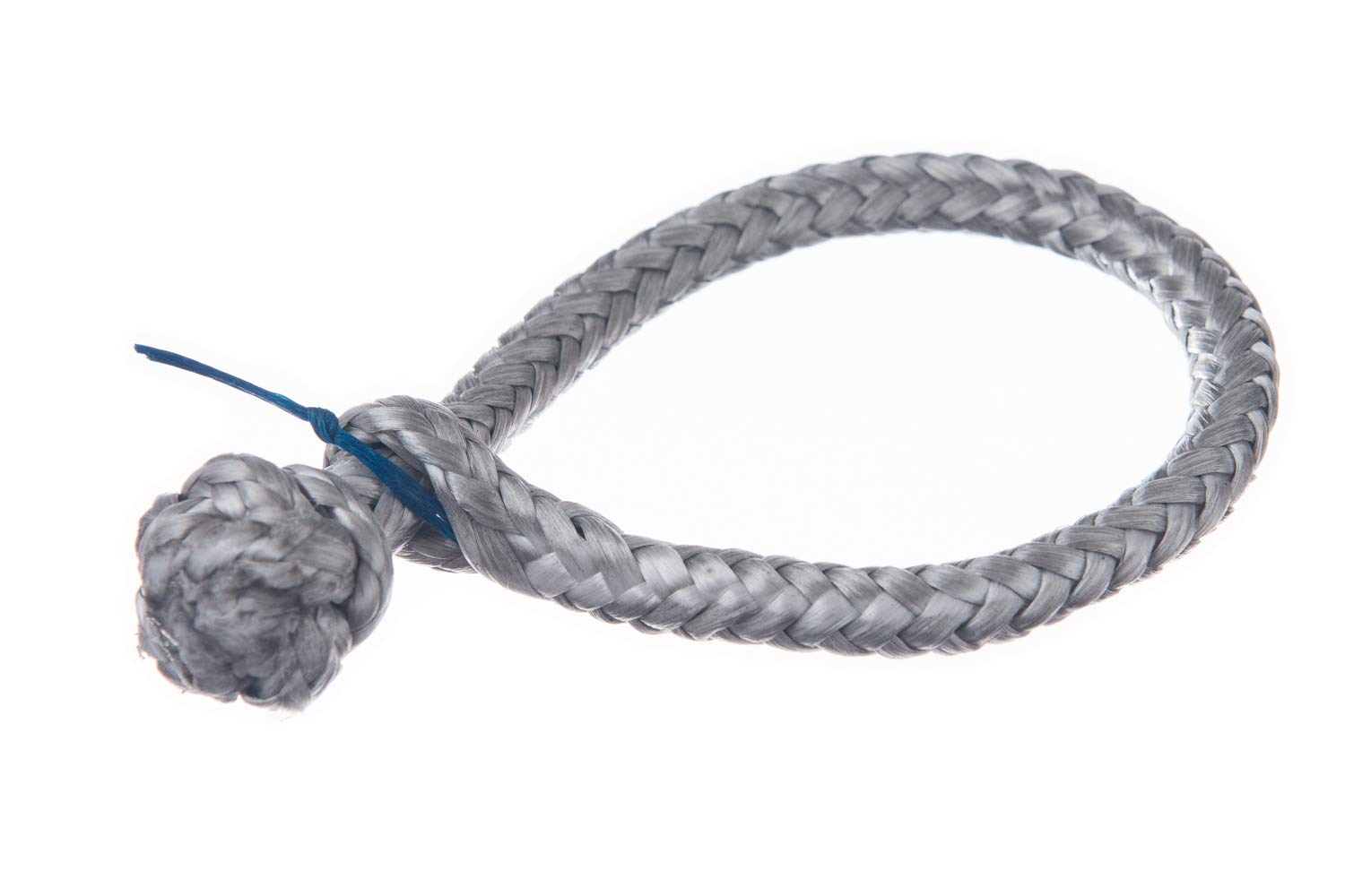 New Marine Dyneema rope shackle, 5 mm, silver, breaking load more than 2000 kg.