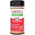 BEAUMONT BASICS Flavors + Premium Probiotics - Food Topper for Dogs - Digestive Aid, Upset Stomach, and Diarrhea Relief - Support a Healthy Gut (Red Meat, 44 Servings)