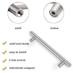 Probrico 10 Pack 6-3/10 inches Solid Stainless