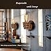 KWOKING Industrial Hand Shaped Wall Sconce Wall Decor UL Listed Vintage Wall Light Fixture for Bedroom Kitchen Restaurant (Left)