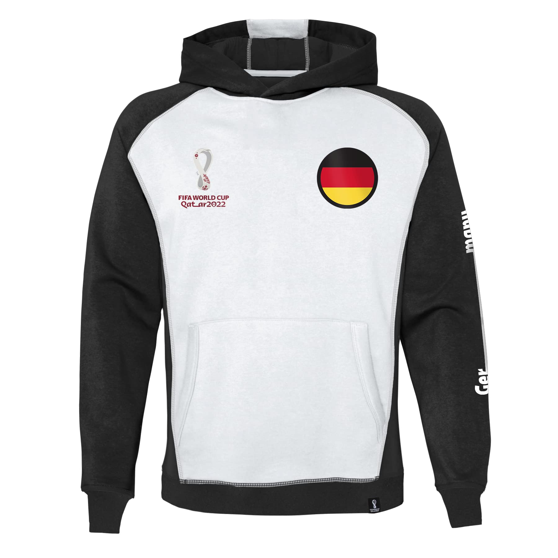 Germany, Official Fifa 2022 Overhead Hoodie Hooded Sweatshirt, Boy's 4-5 Years