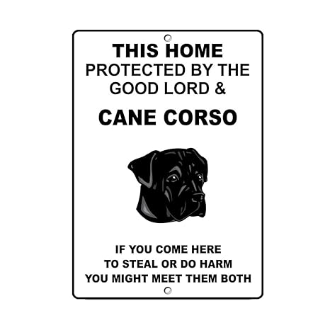 Amazoncom Fastasticdeals Cane Corso Dog Home Protected By